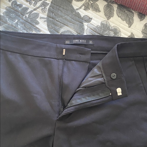 NEW Zara Black Statement Pants Medium - Picture 3 of 3